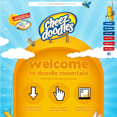 Cheezdoodles Micro-Site