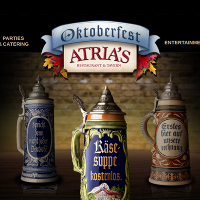 Atria's Oktoberfest Micro-Site