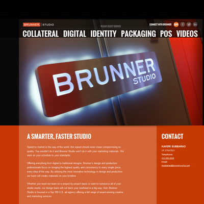 Brunner Studio Website